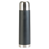 VACUUM FLASK BLACK RUBBER-COATED, 1L