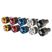 Universal 3-in-1 Bar Ends Black, Set