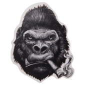 Sticker Mini Gorilla Size: 6,8 x 8,3 cm