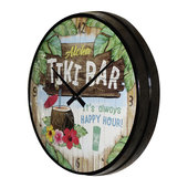 HORLOGE MURALE TIKI BAR