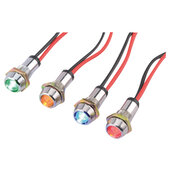 LED-indicatielampjes met reflector, 10 mm