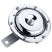 Klaxon 12v, chrome, aigu 3A, 115 dB, homol. E