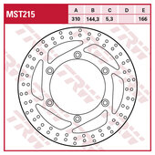 TRW BRAKE-DISC FRONT