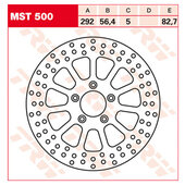 TRW BRAKE-DISC FRONT