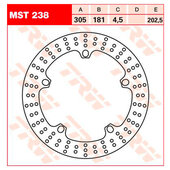 TRW BRAKE-DISC FRONT