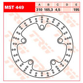 TRW BRAKE-DISC FRONT