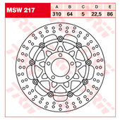 TRW BRAKE-DISC FRONT
