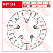 TRW BRAKE DISCS REAR