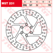 TRW BRAKE-DISC FRONT