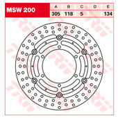 TRW BRAKE-DISC FRONT