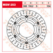 TRW BRAKE-DISC FRONT