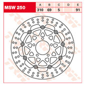 TRW BRAKE-DISC FRONT