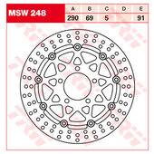 TRW BRAKE-DISC FRONT