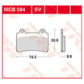 TRW BREAKPADS