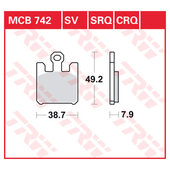 TRW BRAKE-PADS SINTER