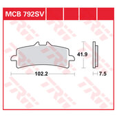 TRW BRAKE-PADS SINTER
