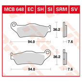 TRW BRAKE-PADS SINTER
