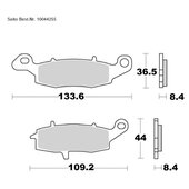 SAITO BRAKE-PADS ORGANIC
