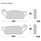 SAITO BRAKE-PADS ORGANIC