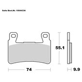 SAITO BRAKE-PADS ORGANIC