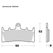 SAITO BRAKE-PADS SINTER