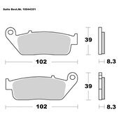 SAITO BRAKE-PADS SINTER