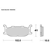 SAITO BRAKE-PADS SINTER