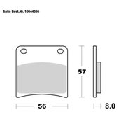 SAITO BRAKE-PADS SINTER