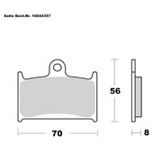 SAITO BRAKE-PADS SINTER