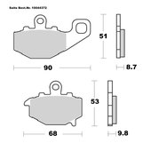 SAITO BRAKE-PADS SINTER