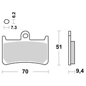SAITO BRAKE-PADS SINTER
