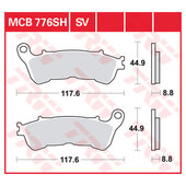 TRW BRAKE-PADS SINTER