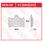TRW BRAKE-PADS SINTER