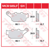 TRW BRAKE-PADS SINTER