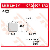 TRW BRAKE-PADS SINTER