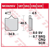 TRW BRAKE-PADS SINTER