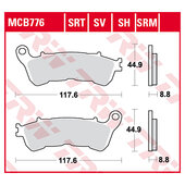 TRW BRAKE-PADS SINTER