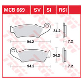 TRW BREAKPADS