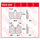 TRW BRAKE-PADS SINTER