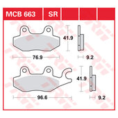 TRW BRAKE-PADS ORGAN.