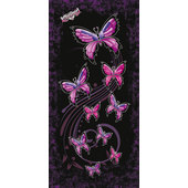 Lethal Angel Night-Butterfly Ladies multipurpose Scarf