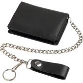 LEATHER WALLET, BLACK