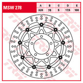 TRW BRAKE-DISC FRONT