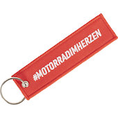 Sleutelhanger #MOTORRADIMHERZEN Lengte: ca. 13 cm