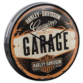 WALLCLOCK H-D *GARAGE*