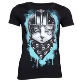 Lethal Angel Biker Cat ladies shirt