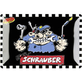 Targa metallica per officina Edelschrauber 21 x 30 cm