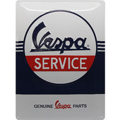 Metalen wandbord Vespa logo Afmeting: 40 x 30 cm