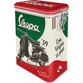 Boîte de conservation Vespa '59 h x b x d: 17,5x11x7,5cm