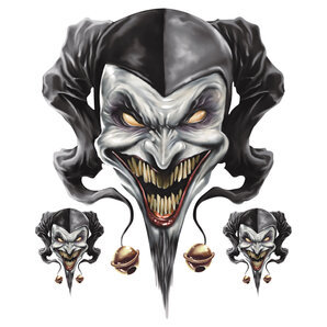 Autocollants "Airbrush Jester"